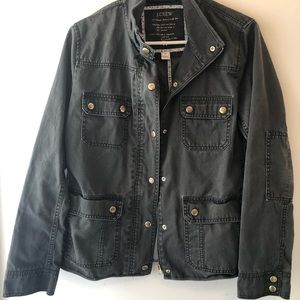 Jcrew relaxed boyfriend field jacket